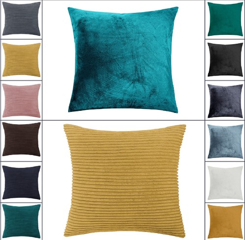 Velvet cushions filled - cushions, or