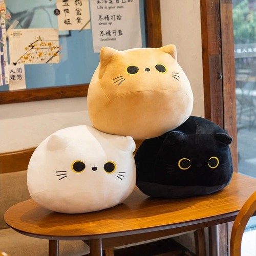 Cute cat plush pillow - cat, kawaii