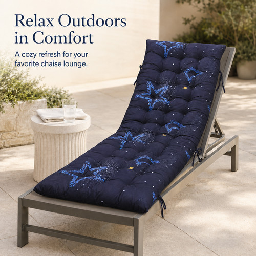 Purple outdoor chaise - chaise, lounge