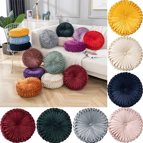 Velvet round pumpkin sofa - velvet,