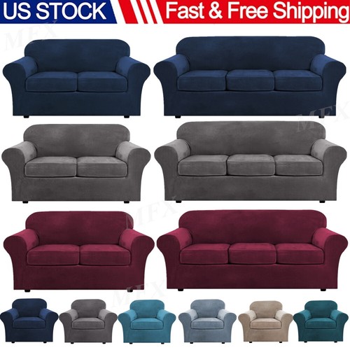 Velvet sofa covers with - covers,