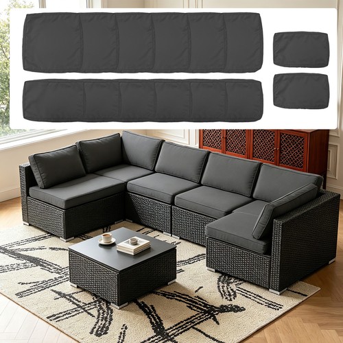 14pcs patio cushion covers - cushion,