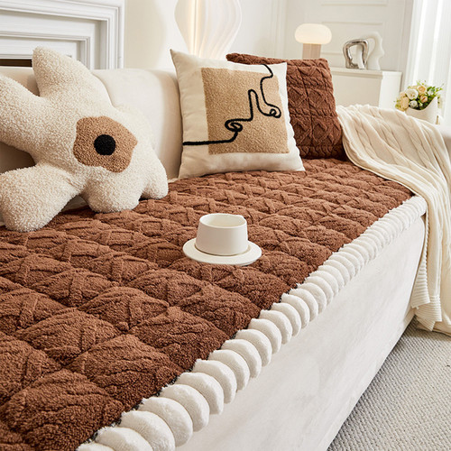 Pet plush sofa cover soft - pet,