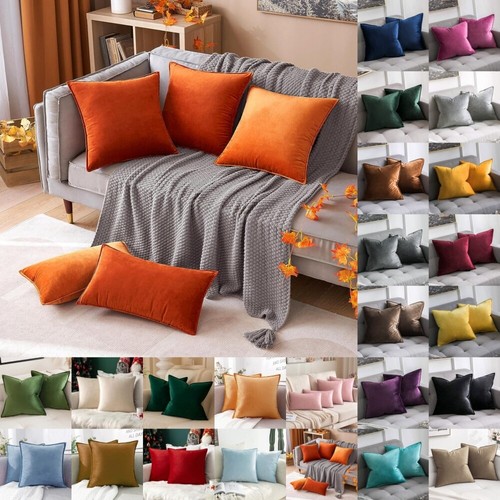 Velvet plush cushion cover - plush,