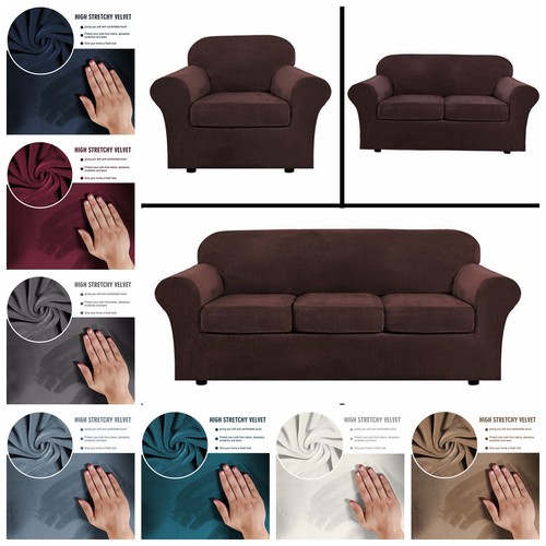 Plush sofa cover armchair - plush,