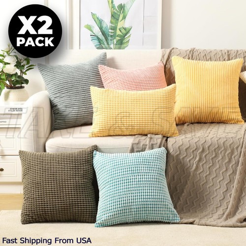 Velvet cushion cover - velvet, pack