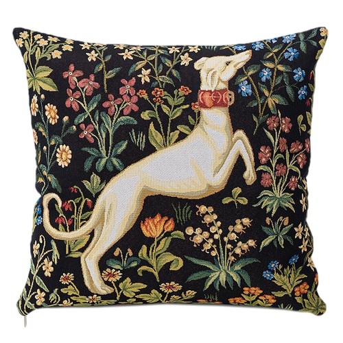 William morris dog tapestry - william,