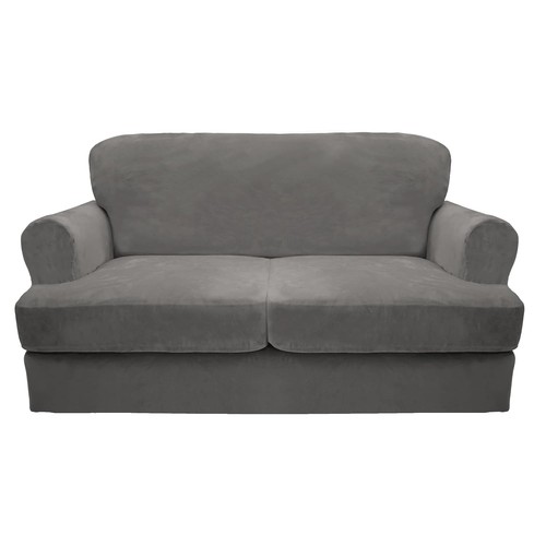 Grey cushion loveseat soft - grey, 2