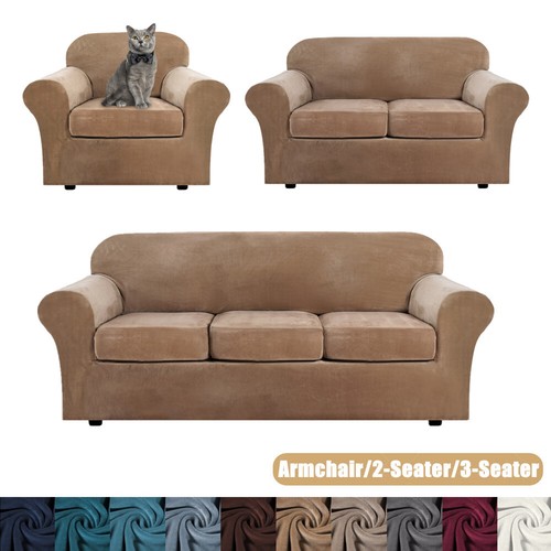 Stretch velvet plush - stretch, slipcover